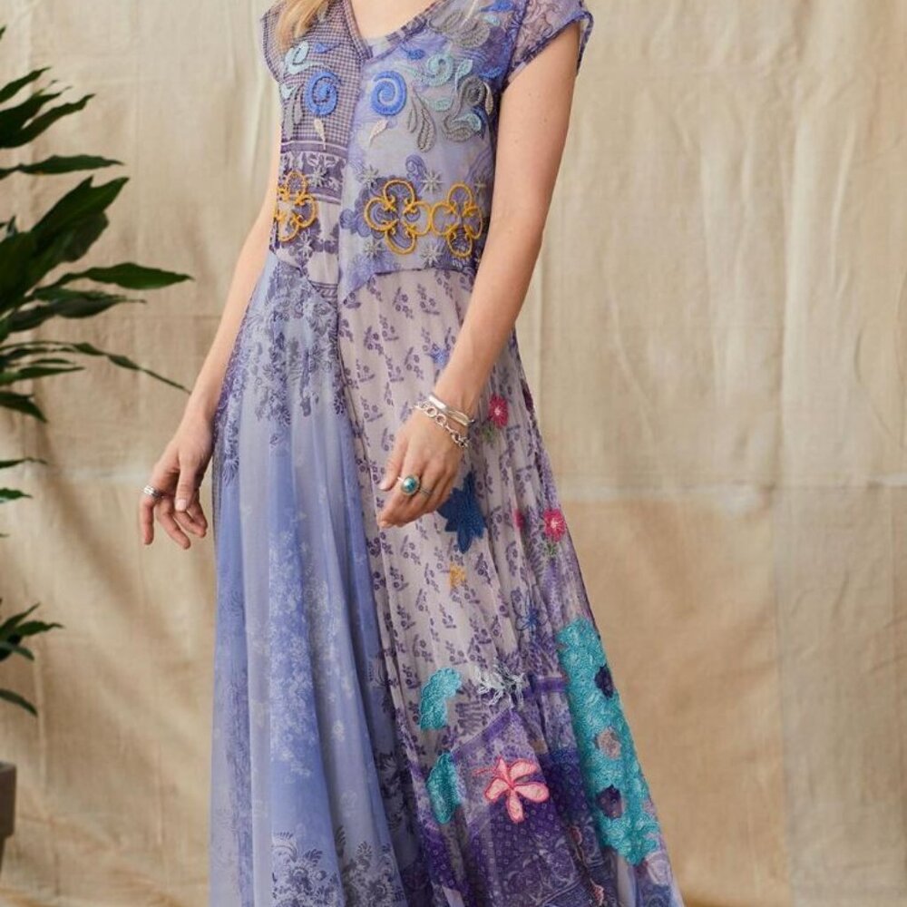 Johnny Was Allegra Mesh Dress NWT - Size XL